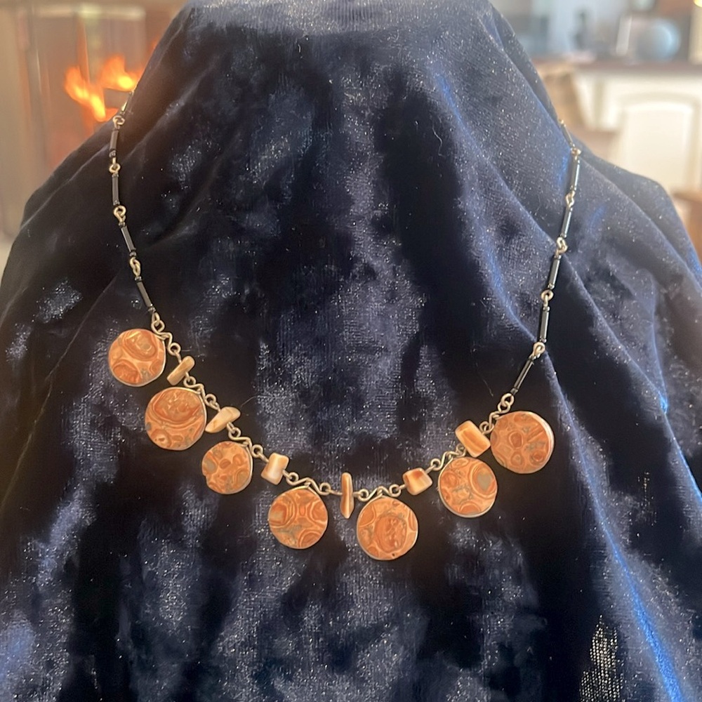 Stone 16 inch necklace